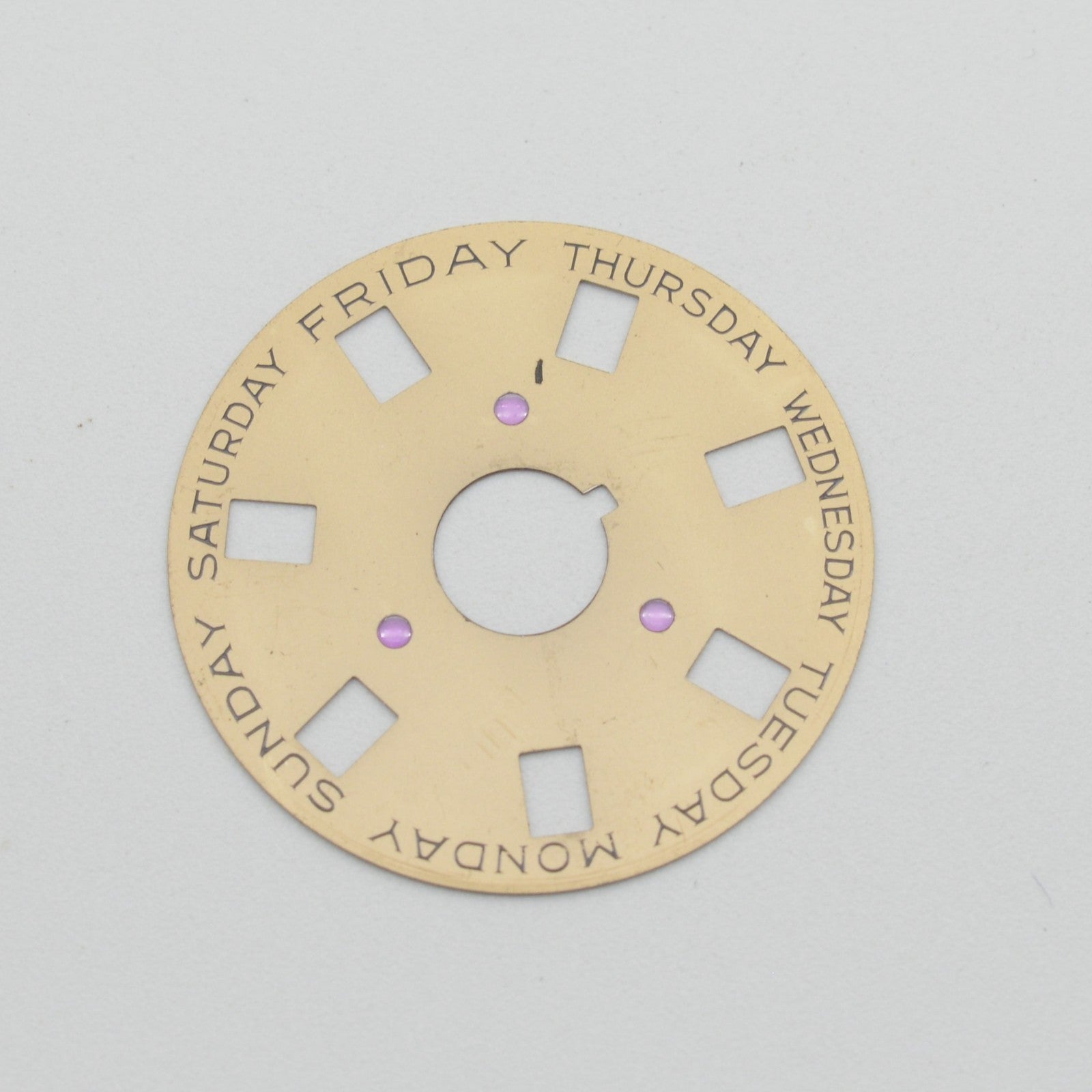 Disco Calendario Rolex Disc Date Day 24.3mm