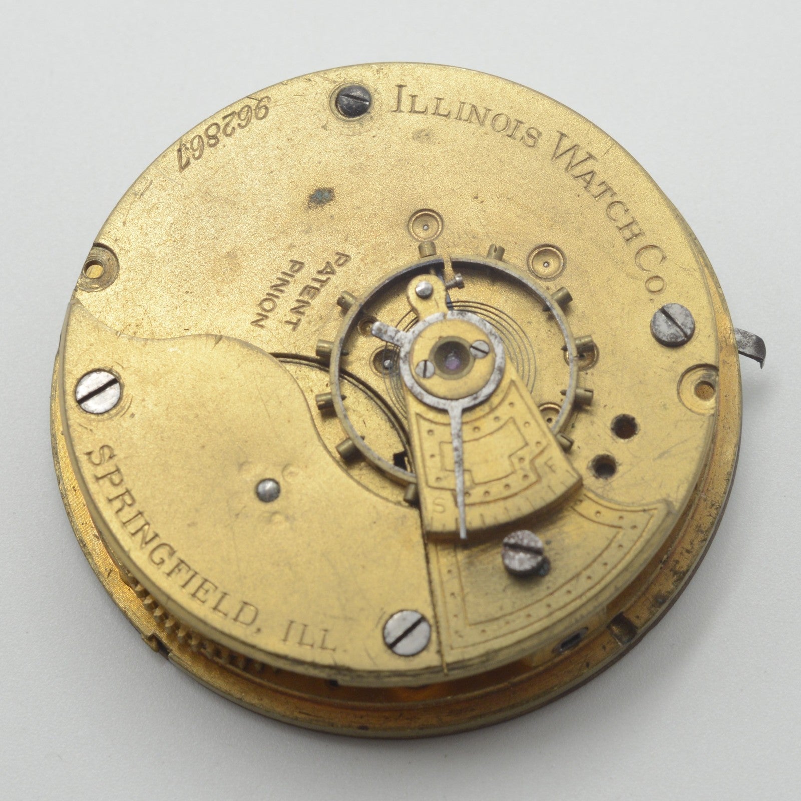 Movimento Movement Illinois Watch Co. Vintage 45.5mm