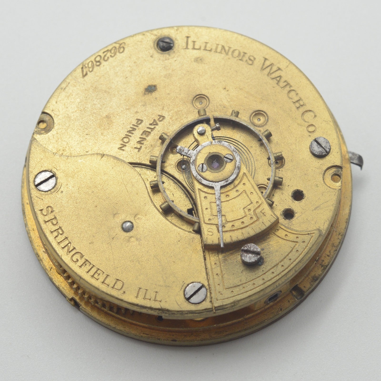 Movimento Movement Illinois Watch Co. Vintage 45.5mm