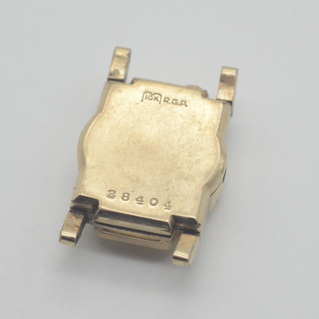 Cassa Vintage Case Watch Lady 10K Gold 16.8mm