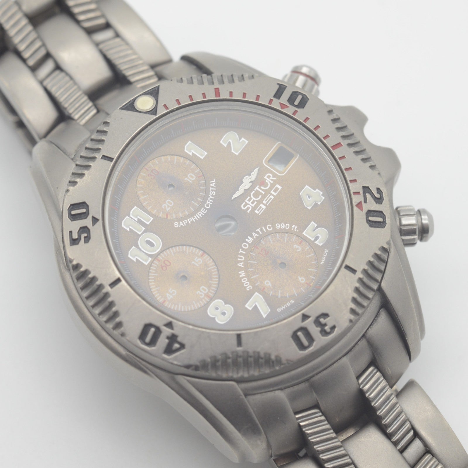 Sector Titanium Case + Bracelet + Dial + Hands