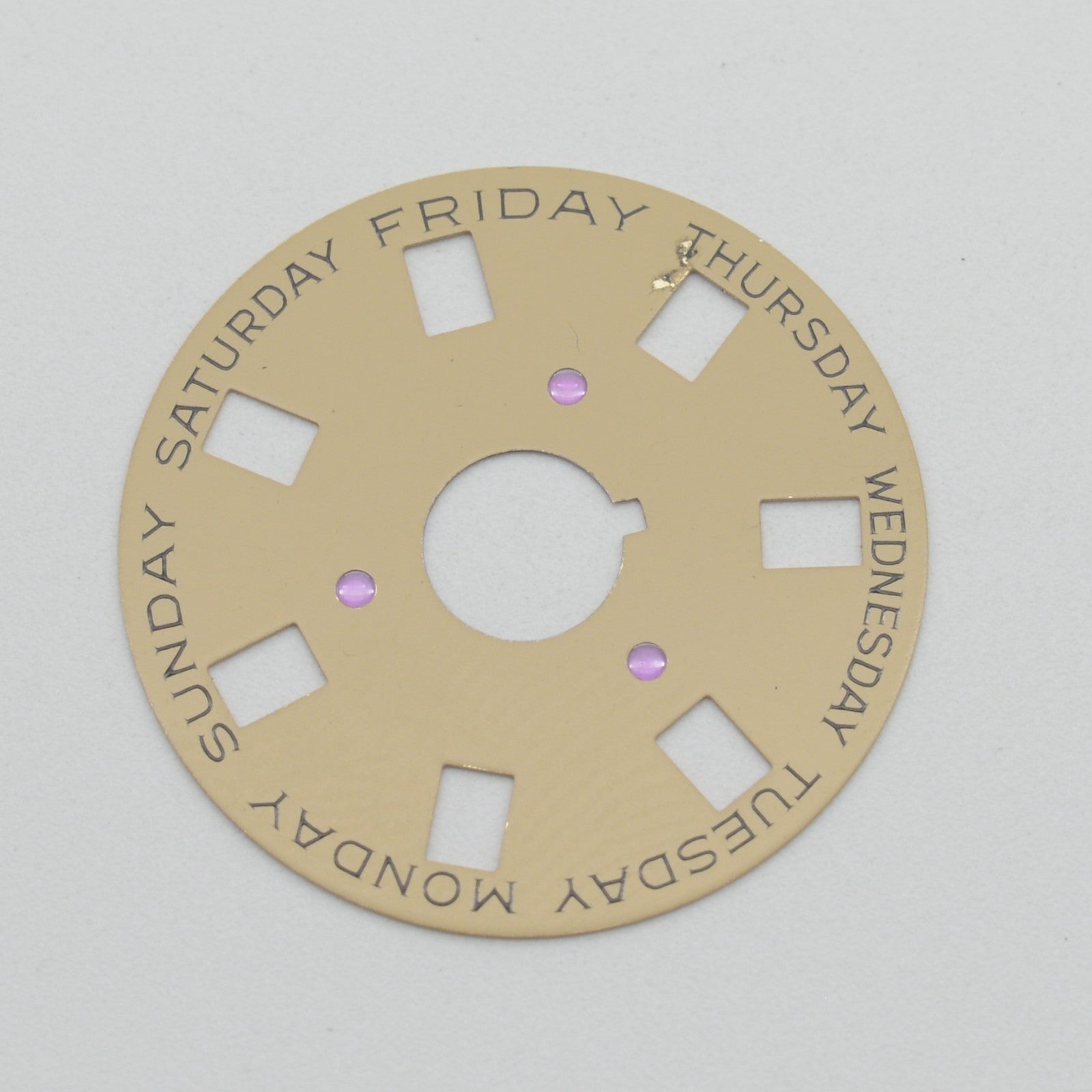 Disco Calendario Rolex Disc Date Day 24.3mm