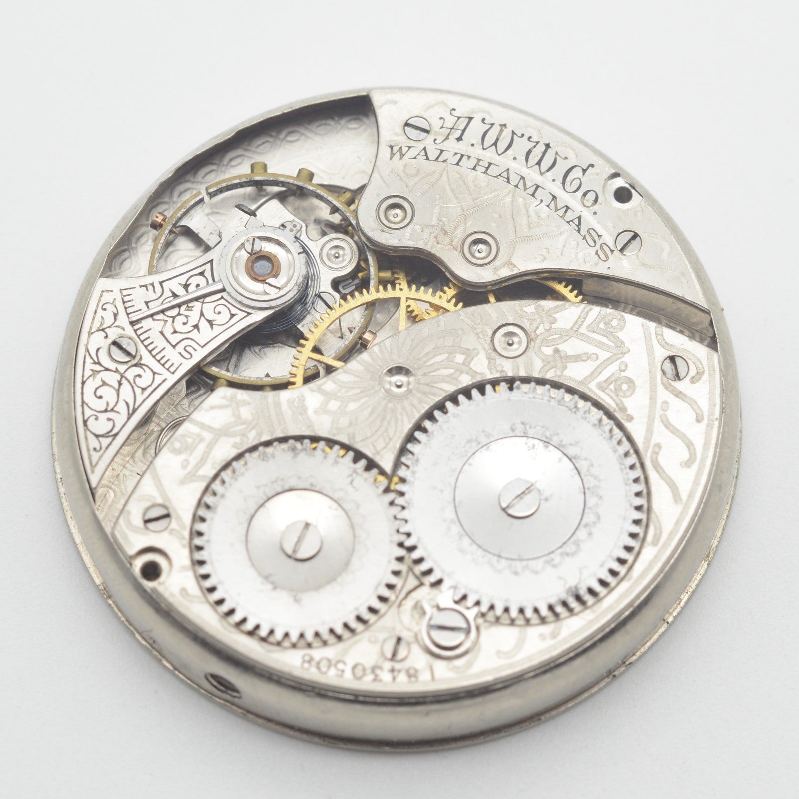 Movimento Movement Pocket Watch Waltham 39mm