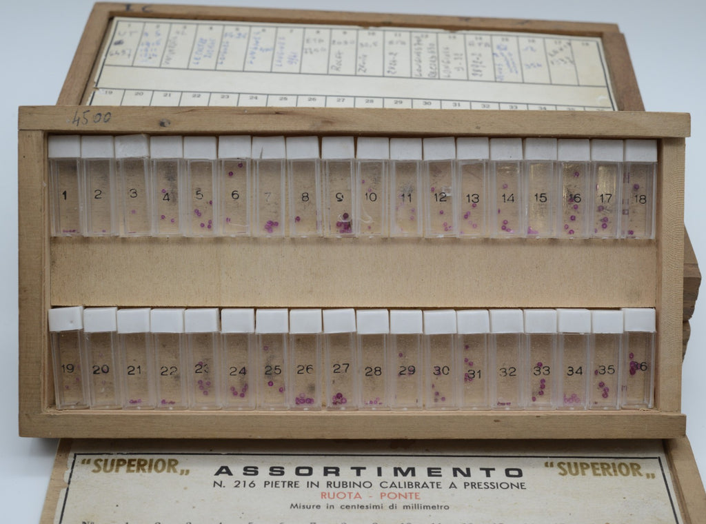 Scatola Ricambi Mixed Replace Parts Watch Rubies