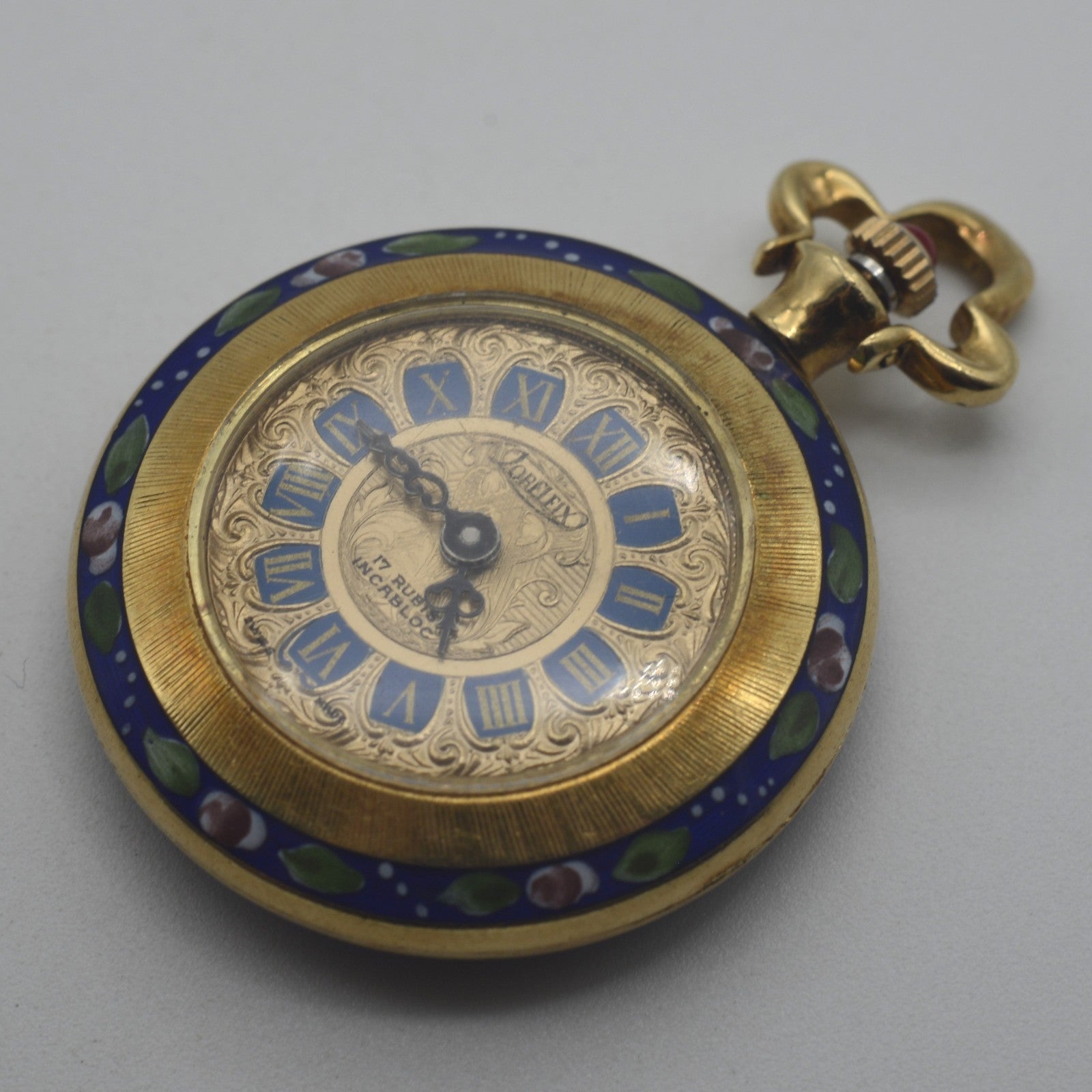 Vintage Pocket Watch Gold 18k Loreleix