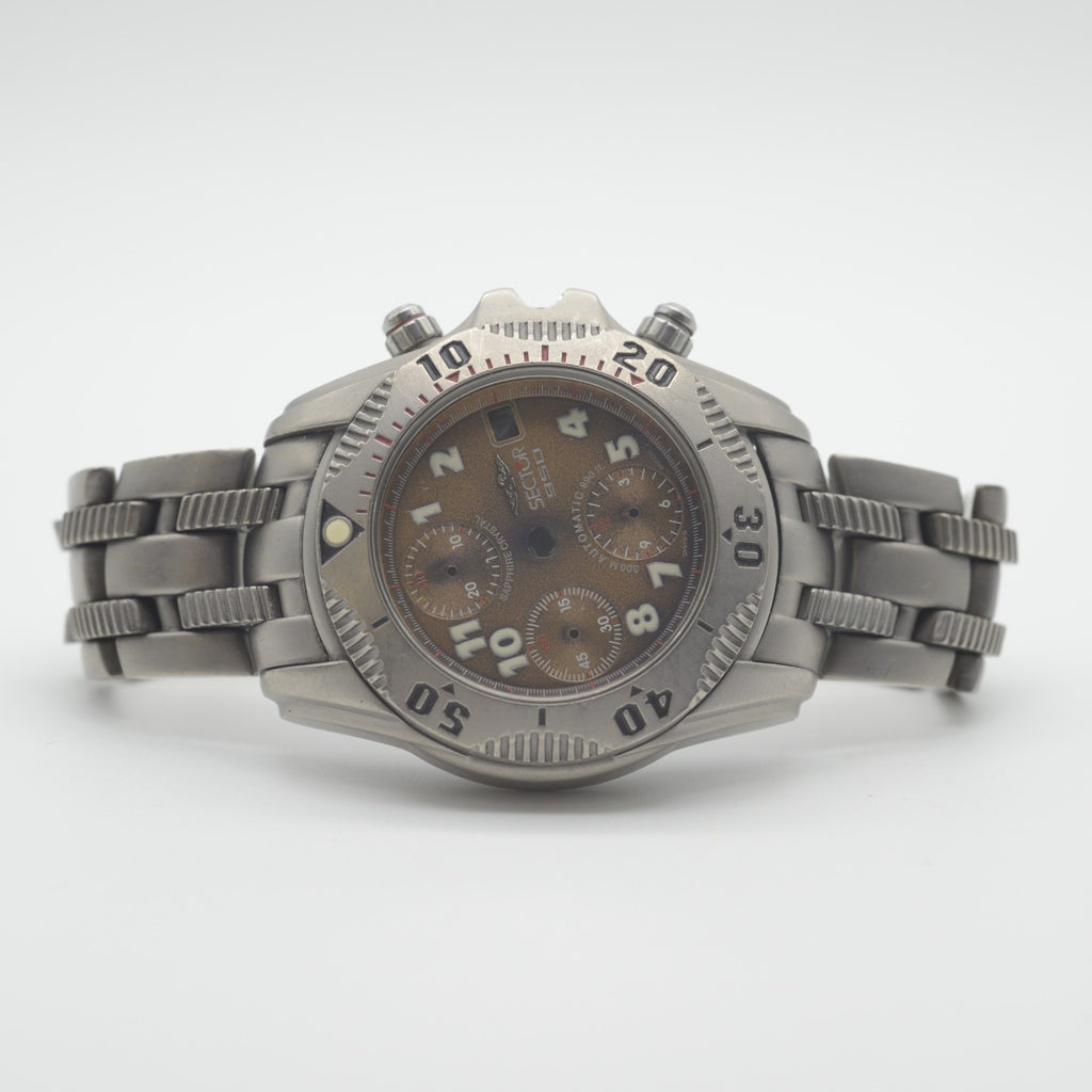 Sector Titanium Case + Bracelet + Dial + Hands